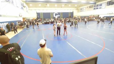 115 lbs Champ. Round 2 - Cora Avalos, San Clemente High School vs Grace Belmont, Capistrano Valley High School