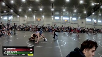 165 lbs Round 4 (6 Team) - Kyler Crooks, St. Paris Graham vs Landon Dunlap, All American