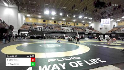 126 lbs Consi Of 8 #2 - James Carlock, Northfield Mt. Hermon vs Tyler Wood, St. Mary's Ryken