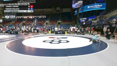 126 lbs Quarters - Jeremy Carver, Indiana vs Westin Pollock, Oklahoma