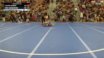 90 lbs Cons. Round 3 - Layton Gilbert, KFM vs Ben Hammarsten, Pinnacle Wrestling Club