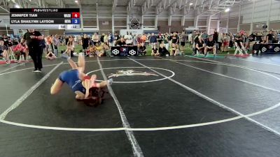 120 lbs Cons. Round 4 - Jennifer Tian, Washington vs Lyla Shailynn Layson, Nevada