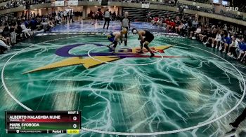 160 lbs Quarterfinals (8 Team) - Mark Svoboda, Hastings vs Alberto Malagmba Nunez, Tahoma