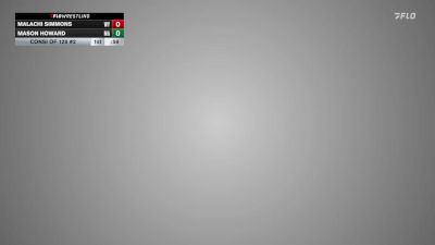 106 lbs Consi Of 128 #2 - Malachi Simmons, WY vs Mason Howard, MA