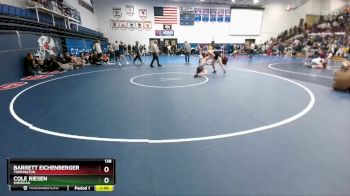 138 lbs Champ. Round 2 - Barrett Eichenberger, Torrington vs Cole Riesen, Sheridan