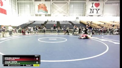 160 lbs Semifinal - Chase White, Malone Wrestling Club vs Steven Schulz, Club Not Listed