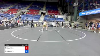 170 lbs Cons 32 #2 - Tad Forsyth, Kansas vs Tre Driggett, Florida