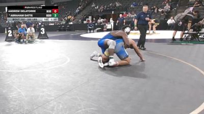 285 lbs Round Of 32 - Andrew DeLaTorre, Moreno Valley (SS) vs Abraham Datte, Monroe (LA)