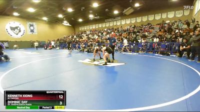 113 lbs Quarterfinal - Kenneth Xiong, El Capitan vs Dominic Day, St. Joseph/Santa Maria