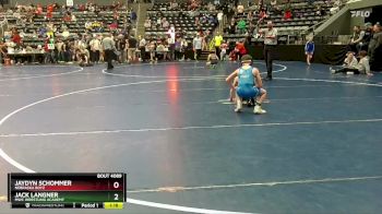 85 lbs 1st Place Match - Jaydyn Schommer, Nebraska Boyz vs Jack Langner, MWC Wrestling Academy