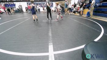 58 lbs Quarterfinal - Tyce Bush, Skiatook Youth Wrestling vs Truett Hall, Husky Wrestling Club