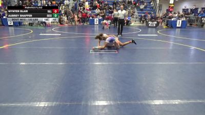 103 lbs Consy 4 - Wynter Blair, Valley vs Aubrey Shaffer, Buckhannon