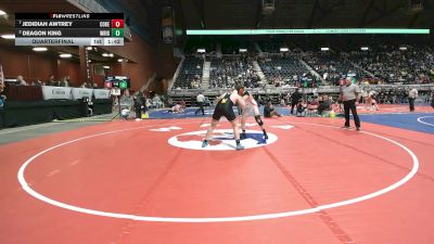 2A-215 lbs Quarterfinal - Jedidiah Awtrey, Cokeville vs Deagon King, Wright