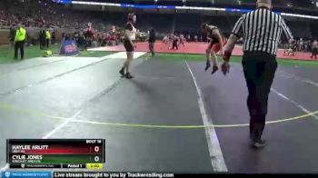 Girls - 190 lbs Champ. Round 1 - Cylie Jones, Kingsley Area HS vs Haylee Arlitt, Ubly HS