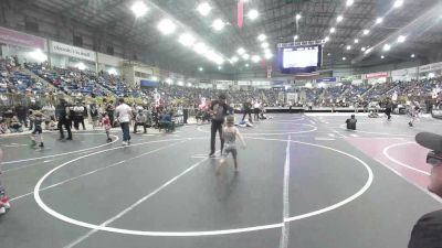 46 lbs Round Of 16 - Lucky Lovesee, No Team vs Grayson Garcia, Bear Creek Jr. Wrestling