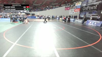 5A Boys 138 lbs Cons. Round 2 - Jacoby Jones, Crescent Valley Boys vs Leyton Adams, Hood River Valley Boys