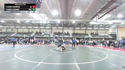 106 lbs Semifinal - Caden Barbera, South Kingstown vs Caden Hughes, Ponaganset
