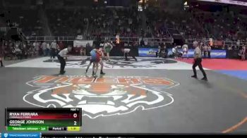 I-102 lbs Champ. Round 2 - Ryan Ferrara, Chenango Forks vs George Johnson, Mahopac