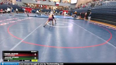 190 lbs Round 1 - Justice Stokes, College Park vs Mikkel Bushee, Dripping Springs