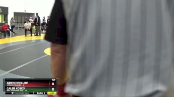 105 lbs Round 1 (8 Team) - Caleb Kosko, Mat Assassins (PA) vs Aiden McClure, Steller Trained