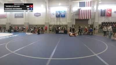 145 lbs Quarters - Rickelle Collins, Carbon Wrestling vs Aubriana Ducommun, Betterman Elite Wrestling