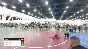 52 lbs Semifinal - Alaina Saavedra, Top Rank vs Bentley Coberly, Salem Elite Mat Club