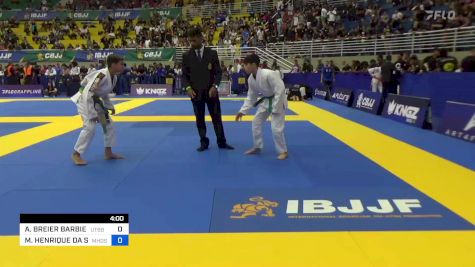 ARTHUR BREIER BARBIERO vs MATHEUS HENRIQUE DA SILVA 2023 Brasileiro Jiu-Jitsu IBJJF