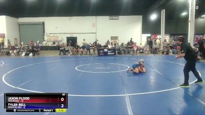 87 lbs Semis & 3rd Wb (16 Team) - Jaxon Flood, Tennessee vs Tyler Bell, Missouri Red