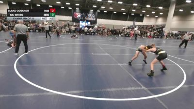 100 lbs Champ. Rd Of 32 - Kai Weiss, Open Mats Wrestling Club vs Blake Goucher, Prodigy Wrestling