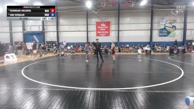 92 lbs Gunnar Helwig, Wisconsin vs Ari Sobaje, California Gold