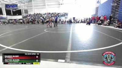 95 lbs Semifinal - Raheem Busby, STL Warrior vs Payton Alejos, Topeka Blue Thunder