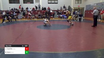 113 lbs Consi Of 8 #1 - Justin Castillo, St. Anthony's vs Benjamin Ganz, Pace Academy