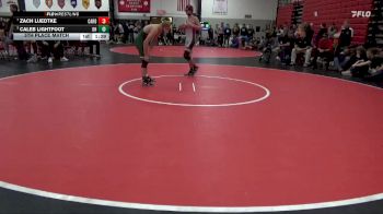 138 lbs 5th Place Match - Caleb Lightfoot, Dubuque Hempstead vs Zach Luedtke, Cardinal Community