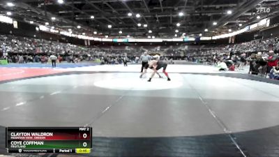 150 lbs Cons. Round 6 - Coye Coffman, Fruitland vs Clayton Waldron, Mountain View, Oregon