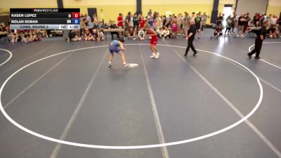 126 lbs Cons. Round 3 - Kasen Lopez, IA vs Nolan Seman, MN
