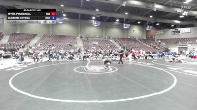 124 lbs Semis & 1st Wrestleback (8 Team) - Myra Pressnell, Umpqua Community College vs Jasimen Ortega, Southeast CC