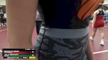 JV-8 lbs Round 2 - Jayla Westcott, Grinnell vs Brooklyn Grimm, Williamsburg