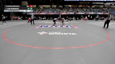 165 lbs Quarterfinal - 1 Cam Robinson, Grand View vs 8 Jovon Mitchell, Southeastern