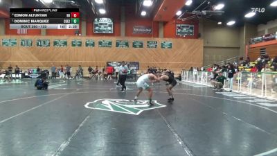 133 lbs 1st Place Match - Dominic Marquez, Cuesta vs Edmon Altunyan, Rio Hondo College