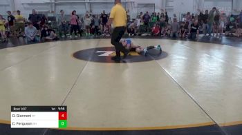 90-J lbs Round Of 32 - Dominic Giannoni, NY vs Cooper Ferguson, OH