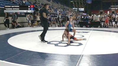 94 lbs Champ. Rd Of 16 - Crosby Mathews, Colorado vs Samuel Svitana, California