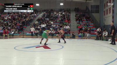 132 lbs Champ. Round 1 - Oliver Lopez-Bello, Las Vegas vs William Cruz, Rancho