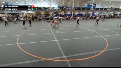 126 lbs Cons. Round 4 - William Harvey, Unattached vs Keegan Miner, Unattached