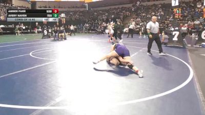 145 lbs Consi Of 16 #2 - Amber Farr, Norwalk (SS) vs Avery Naven, Frontier (CS)