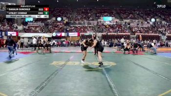 G - 190 lbs Cons. Round 4 - Daijalin Sunchild, Big Sandy Girls vs Lynley Conrad, Chinook Girls