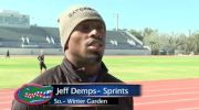 University of Florida Track and Field - Gen LaCaze, Jeff Demps and Gray Horn give an undate