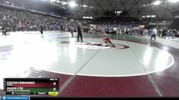 63 lbs Cons. Round 5 - Mason Cox, Warden Elite Wrestling vs Colton Fernandez, NWWC