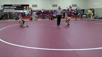 94-102 lbs 1st Place Match - Rhylin Sutton, Center Point-Urbana Girls vs Lindsey Guevara, Western Dubuque Girls