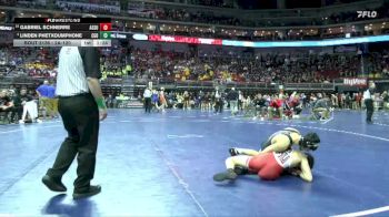 2A-120 lbs Champ. Round 2 - Gabriel Schnerre, Assumption, Davenport vs Linden Phetxoumphone, Clarion-Goldfield-Dows