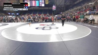 126 lbs Champ. Rd Of 128 - Krish Sahu, IL vs Zander Manz, IA